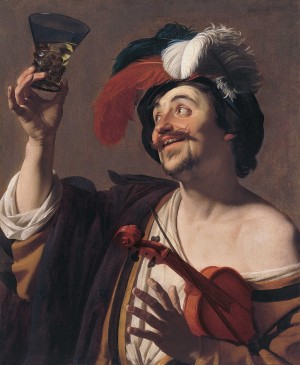 The happy violinist
